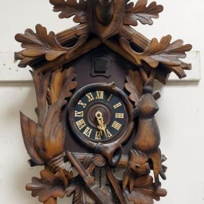 1137	CUCKOO CLOCK, APPROXIMATELY 7 IN X 15 IN X 20 IN H, NO PENDULUM
