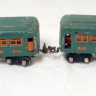 1101	LIONEL O GUAGE #253 TRAIN ENGINE WITH 2 - 607 PULLMAN CARS AND 1 - 608 OBSERVATION CAR
