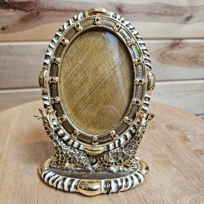Lot #129 - St John Home Safari Giraffe Accent Photo Frame