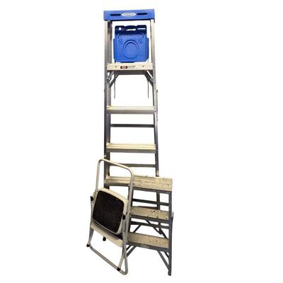 Lot #305 - 6 ft Ladder Plus Two Step Ladders
