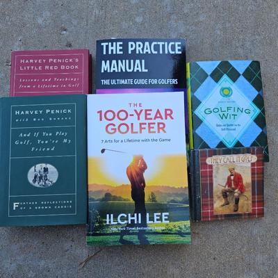 Lot #322 - Collection of Golf Books - Fiction & Non-Fiction
