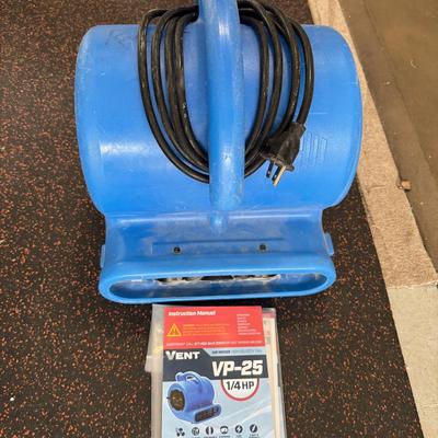 Lot 232: Vent Air Mover 1/4 Hp