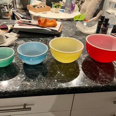 Fire King mixing bowls
