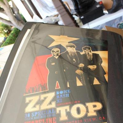 2010 ZZ Top concert poster