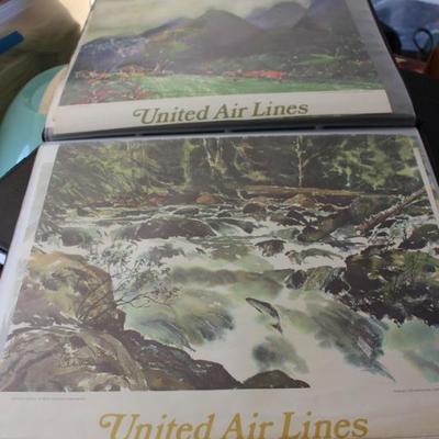 Airline calendar art