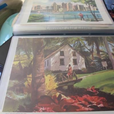 Airline calendar art