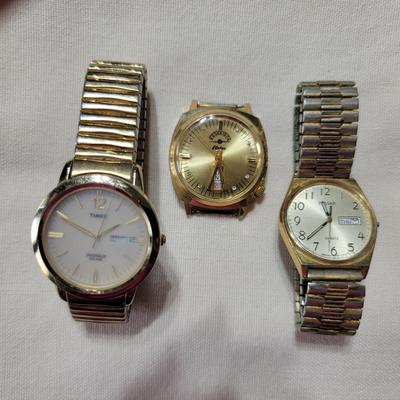 Vintage Men's Goldtone Watches 