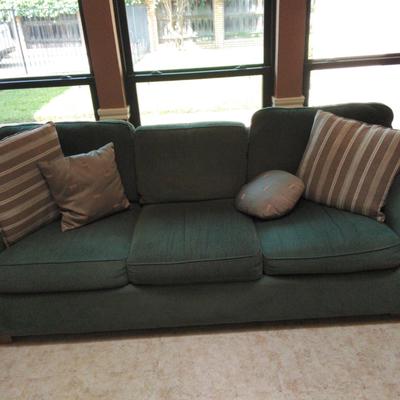 Hunter Green Sofa