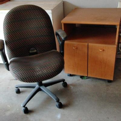 G103 Office Chair And Cabinet