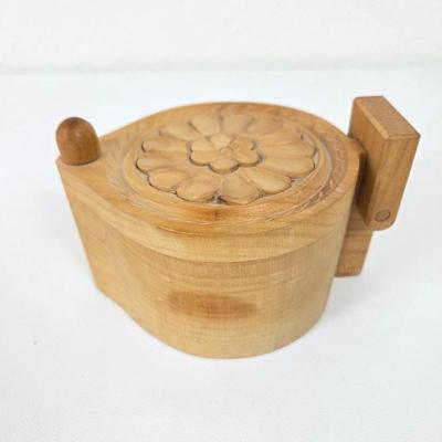 Lot #146 - French Hand-Carved Wooden Salt Cellar