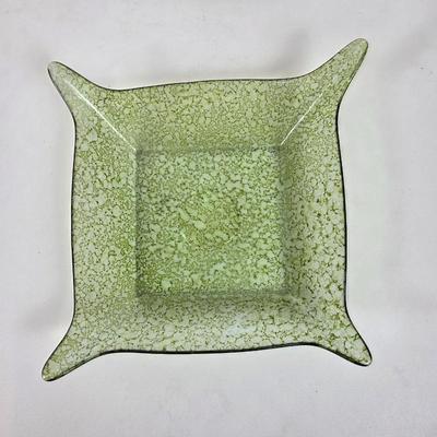 Lot #145 - Green Art Glass Bowl
