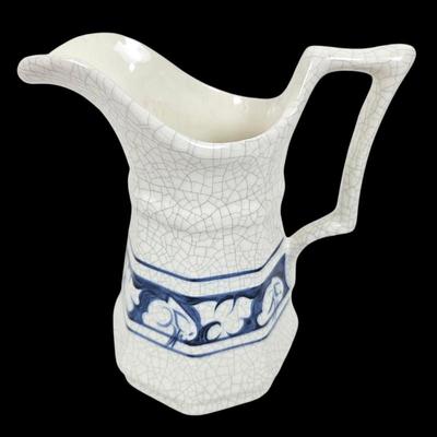 Lot #135 - Dedham Pottery Potting Shed Bunny Rabbit Pitcher