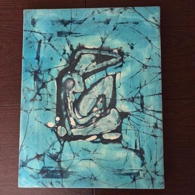 Lot #183 - Blue Batik Canvas