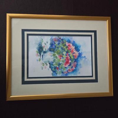 Lot #188 - Ahmed Abbas Original Signed Watercolor Egypt