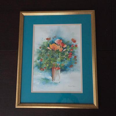 Lot #187 - Ahmed Abbas Original Signed Watercolor Egypt