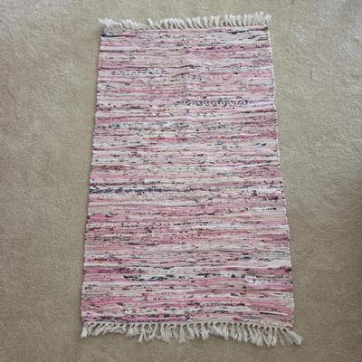 Lot #219 - Cotton Handwoven Rug