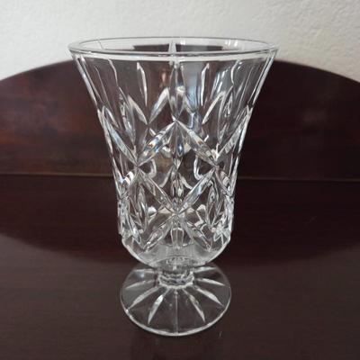 Lot #169 - Footed Crystal Vase