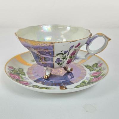 Lot #143 - Chase Japan Bone China Lusterware Teacup & Saucer