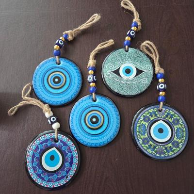 Lot #194 - Glass Evil Eye Wall Hangings From a Store in Dubai