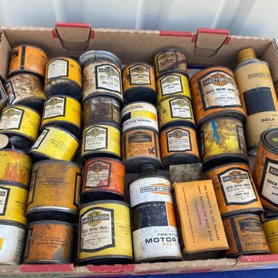 Early Harley Cans