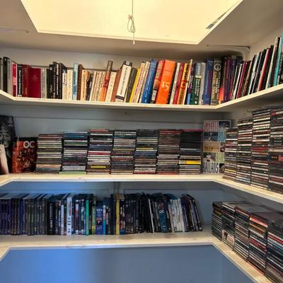DVDs CDs and stuff 