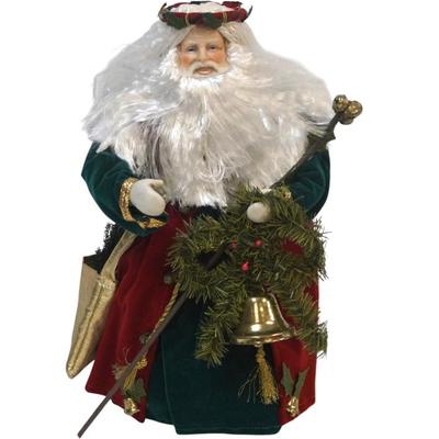 VINTAGE SANTA CLAUS CHRISTMAS TREE TOPPER