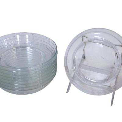 9 MCM VERECO FRANCE GLASS DISHES