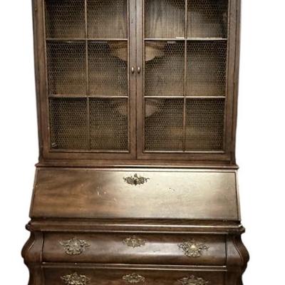 HENREDON FOUR CENTURIES OAK FRENCH COUNTRY SECRETARY DESK