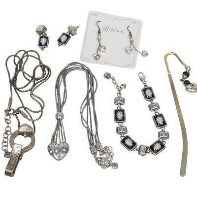LOT OF VINTAGE BRIGHTON JEWELRY - 8 PIECES