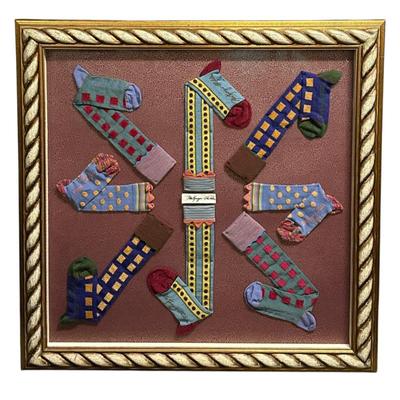 MACKENZIE-CHILDS CUSTOM FRAMED SOCKS