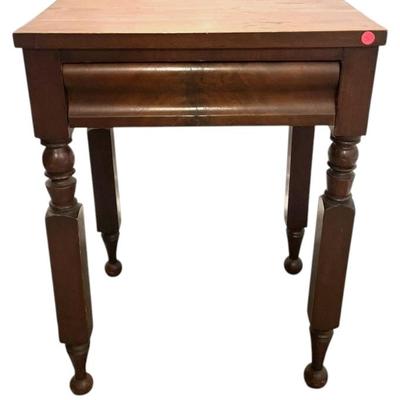 ANTIQUE SINGLE DRAWER WORK TABLE