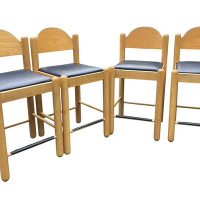 4 LOEWENSTEIN OGGO COUNTER STOOLS 1970 MODERN