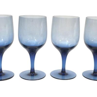 12 CARIBE BLUE VIEWPOINT NORITAKE GLASSES