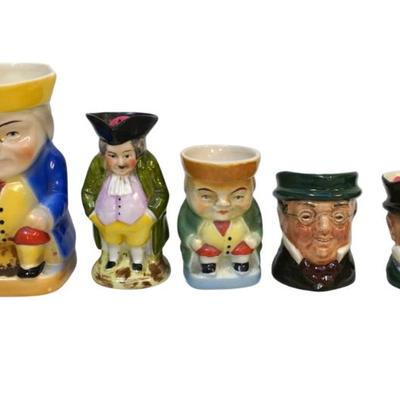 5 ROYAL DOULTON & OTHER TOBY JUGS