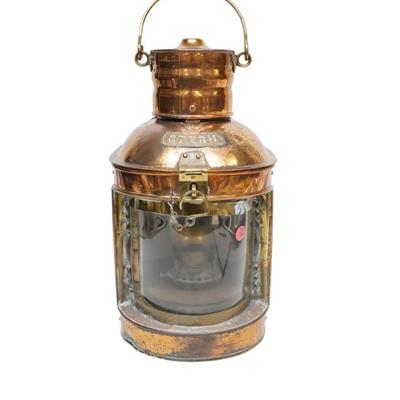 COPPER STERN NAUTICAL LANTERN