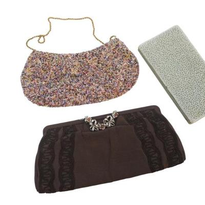 3 VINTAGE EVENING PURSES