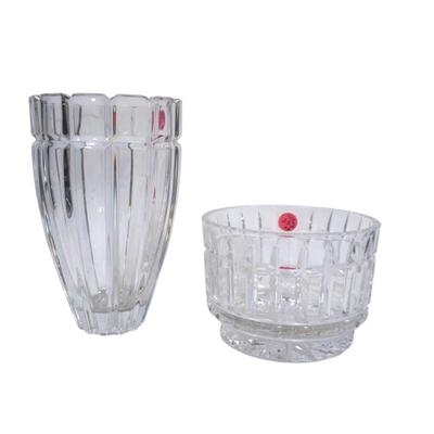 2 PIECE MIKASA REFLECTIONS VASE & BOWL