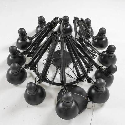MANNER OF RON GILAD ARTICULATING ARM CHANDELIER