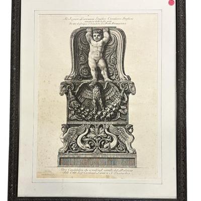 ANTIQUE GIOVANNI BATTA PIRANESI ETCHING