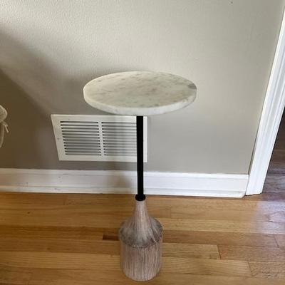 marble top side table