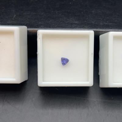 Tanzanite Trillion Cut .45CT, .50CT & 1.25CT