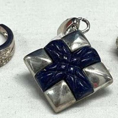HST270- 925 Silver Rings & Pendant 