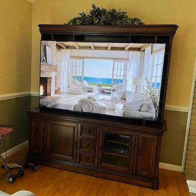 70 Inch TV Sony 1 year old and TV cabinet