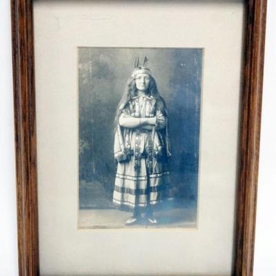 1119	FRAMED PHOTO OF INDIAN PRINCES, APPROXIMATELY 6 IN X 8 IN OVERALL
