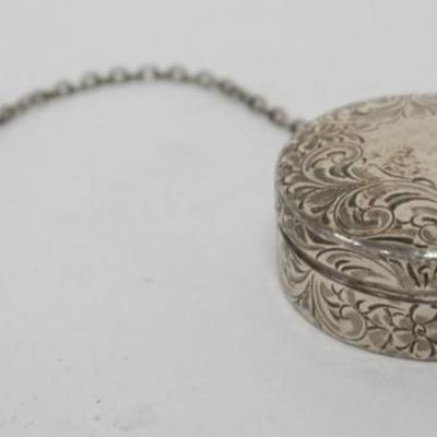 1197	STERLING SILVER HOWARD & CO. COVERED BOX, APPROXIMATELY 2 1/2 IN
