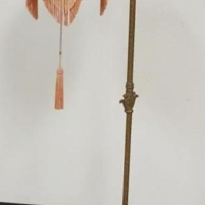 1243	ANTIQUE ORNATE CAST METAL FLOOR LAMP, APPROXIMATELY 60 IN H
