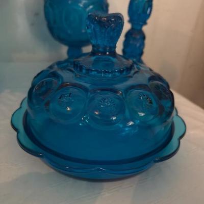 Moon and Star Pattern Glass