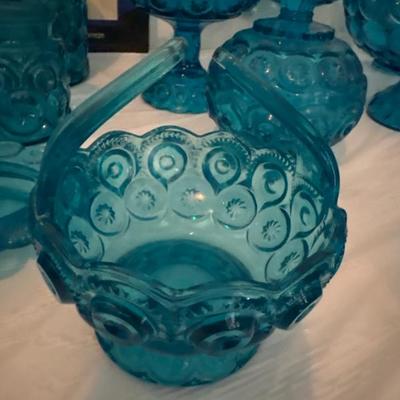 Moon and Star Pattern Glass