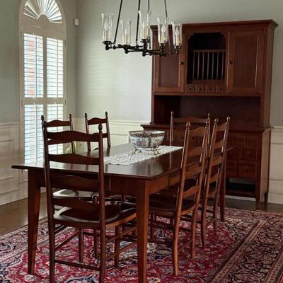 This beautiful area rug underneath the dining room table has now been sold. ?
Thank you for your interest — more treasures are still...