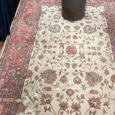Large Area Rug and Vintage Gallatin Co-op Container